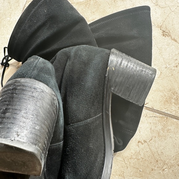 Original Pre-owned STUART WEITZMAN Darla Suede Over-The-Knee Boots Size M 9 Box - Picture 15 of 15